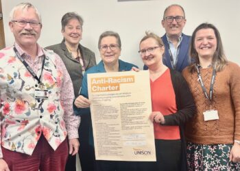 Executive councillors mark the news. Pic: Andrew Batt