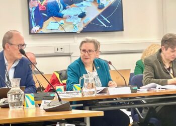 Cllr Prue Bray chaied the meeting last week. Pic: Andrew Batt.