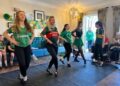Residents of Shinfield View Care Home were treated to Irish dancing performed by pupils at The O'Gara school of Irish Dance
