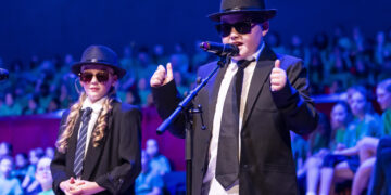 Children from schools across Wokingham Borough had the chance to perform with WASMA. Picture: Stewart Turkington