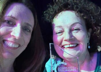 A collaborative artwork created by the Wokingham Learning Disability Partnership Board (LDPB) has won the group a Community Rail Award. Picture: LDPB