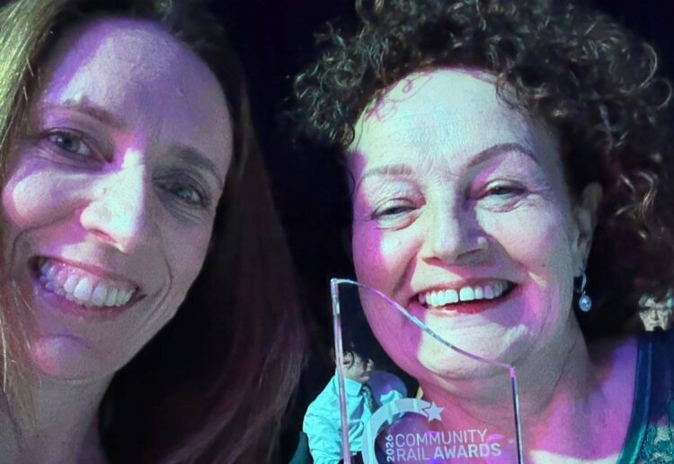 A collaborative artwork created by the Wokingham Learning Disability Partnership Board (LDPB) has won the group a Community Rail Award. Picture: LDPB
