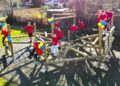 A timber tower will give youngsters at Keep Hatch primary school opportunities to climb and play. Picture: Keep Hatch primary