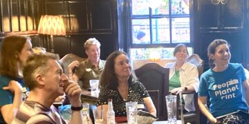 People Planet Pint meets monthly to socialise and discuss sustainability with like-minded people, at Wokingham's Rose Inn. Picture: Emma Merchant