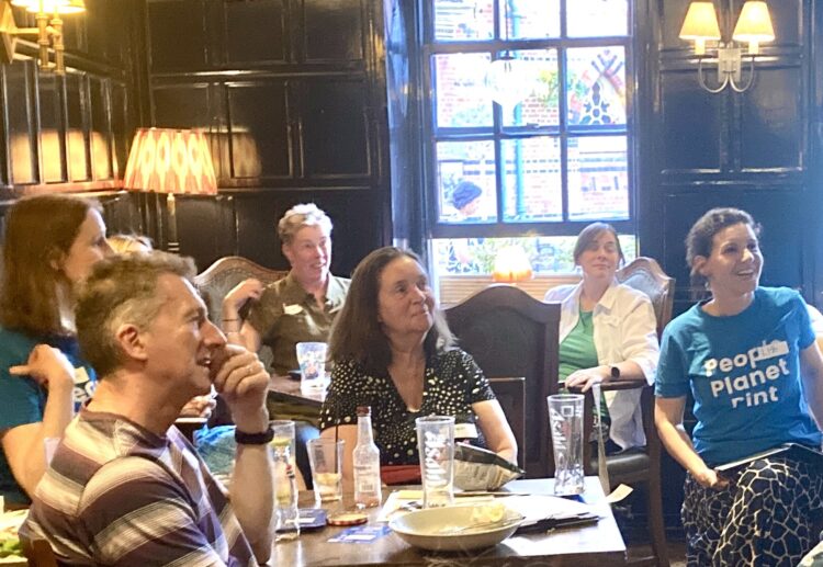 People Planet Pint meets monthly to socialise and discuss sustainability with like-minded people, at Wokingham's Rose Inn. Picture: Emma Merchant