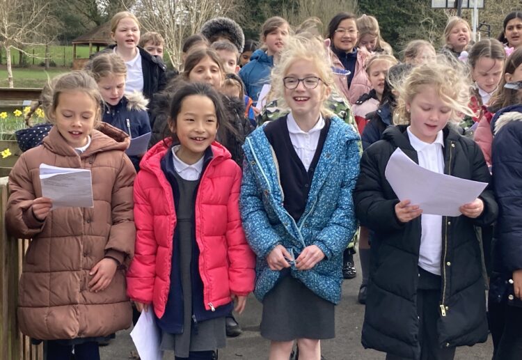 Nine Mile Ride school hopes its new outdoor learning space will embed in children a love for the outdoors. Picture: Emma Merchant