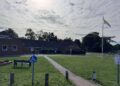 The flagpole at Sandhurst Memorial Park. Credit: Councillor John Edwards