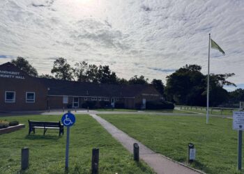 The flagpole at Sandhurst Memorial Park. Credit: Councillor John Edwards