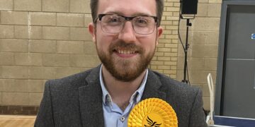 Lib Dem councillor for Wokingham Without Cllr Jordan Montgomery Picture: Phil Creighton