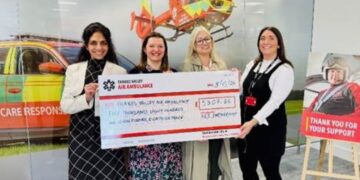 re3 Partnership boosts Thames Valley Air Ambulance