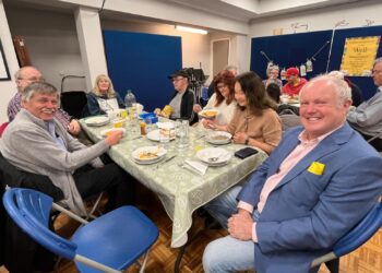 MP for Wokingham Clive Jones visited The Well and Crafting Smiles at Kings Church. Picture: Emma Merchant