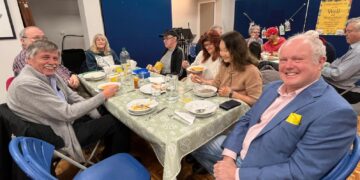 MP for Wokingham Clive Jones visited The Well and Crafting Smiles at Kings Church. Picture: Emma Merchant