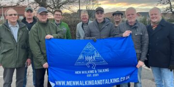 Clive Jone with th group.