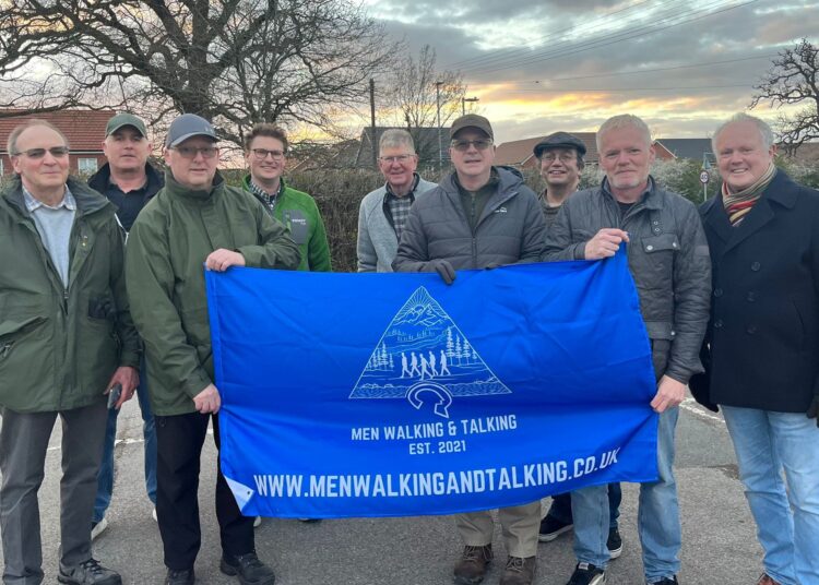 Clive Jone with th group.