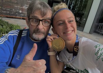Trainee PE teacher from Earley will run in the Brighton Marathon for the dad she called Pops.Picture: Beau