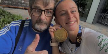 Trainee PE teacher from Earley will run in the Brighton Marathon for the dad she called Pops.Picture: Beau