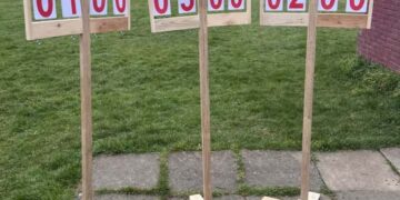 Lap counters made by Wokingham Men's Shed will enable swimmers to record their progress in this year's Wokingham Lions Club Swimathon 2026. Picture Wokingham Lions