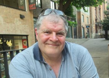 Mr McNaughton welcomes retired professional men to Men's Oasis. Picture courtesy of Andy MacNaughton