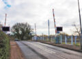 The level crossing at Star Lane in Wokingham, which will temporarily close for this phase of works.