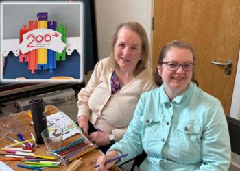 The artworrk marked the 200th anniversary of Britain's railways.