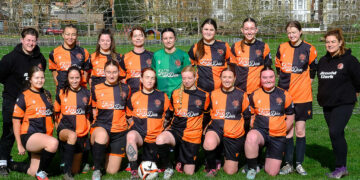 Wokingham Town FC Ladies. Pic: Andrew Batt.