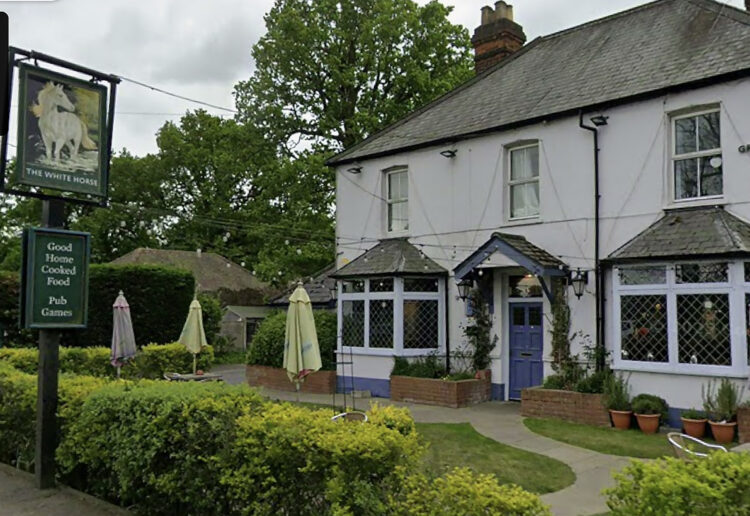 The White Horse. Pic: Google.