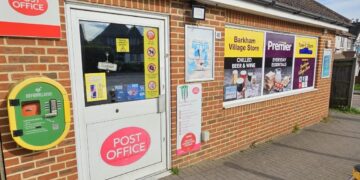 Barkham Village Store in Bearwood Road.