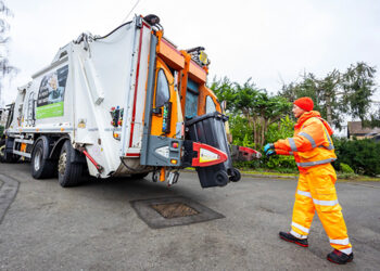 Putting bins out on time helps crews complete collections efficiently .