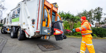 Putting bins out on time helps crews complete collections efficiently .
