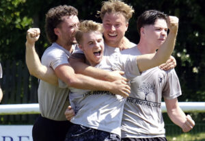 Celebration in last season's Junior final. Pic: Andrew Batt.