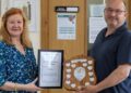 The shield was awarded this year by River Thames society vice president, Lady Victoria Borwick,