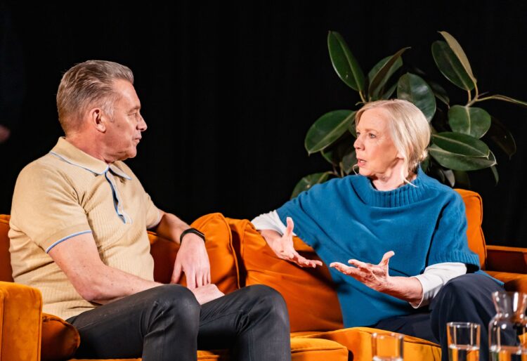 Chris Packham and Deborah Meaden discuss the National Briefing. Picture: courtesy of People's Emergency Briefing