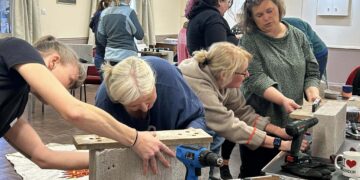 Women-led DIY workshops can give you the confidence to tackle jobs safely yourself. Picture: Courtesy of Nail.It. DIY