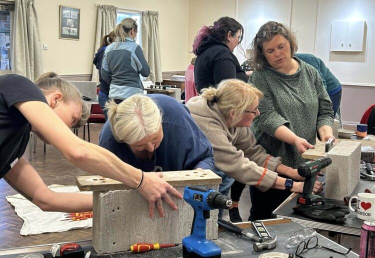 Women-led DIY workshops can give you the confidence to tackle jobs safely yourself. Picture: Courtesy of Nail.It. DIY