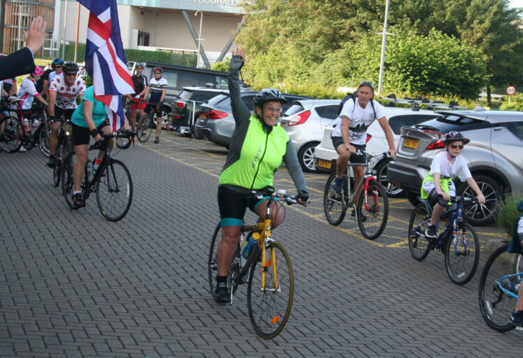 Cyclists will be pedaling for charity at the Three Counties Cycle Ride in June. Picture: courtesy of 3ccr