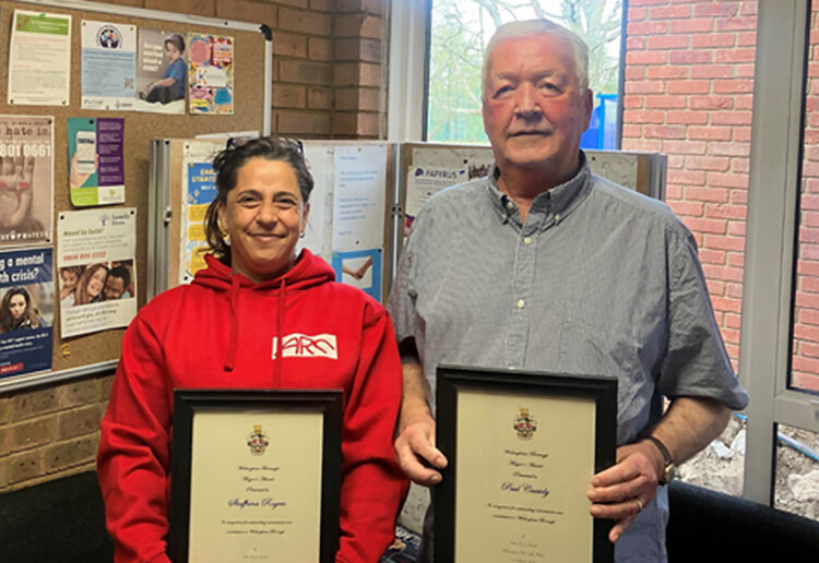 Paul Cassidy and Shaffrina Rogers, are both from ARC Counselling.