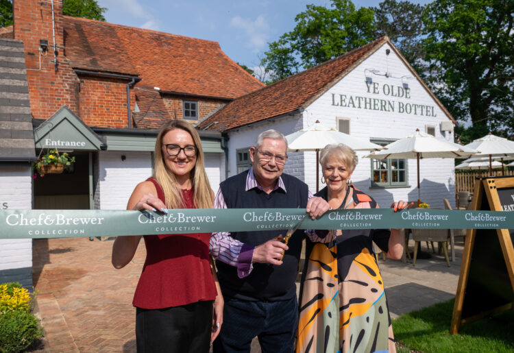 Ye Olde Leathern Bottel, on Barkham Road, has reopened to customers following a six-figure renovation. PIcture: Ye Olde Leathern Bottel