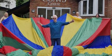 Trevor Jones, at 90, will be jumping out of the plane at 13,000 feet for COATS. Picture: Trevor Jones