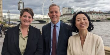 Olivia Bailey, Matt Rodda and Yuan Yang