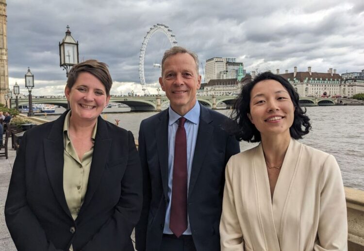 Olivia Bailey, Matt Rodda and Yuan Yang