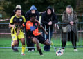 Aaron Peprah  in action at Lowther Road. Pic: Andrew Batt.