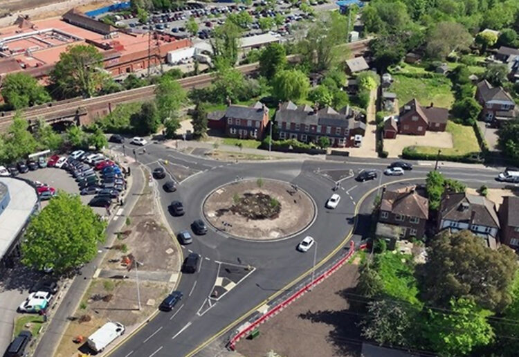 the junction of Finchampstead Road and Molly Millars Lane.