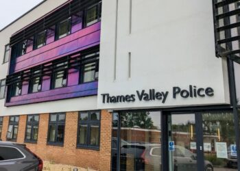 A serving officer with Thames Valley Police has been suspended and charged with sexual assault in relation to an incident last year.