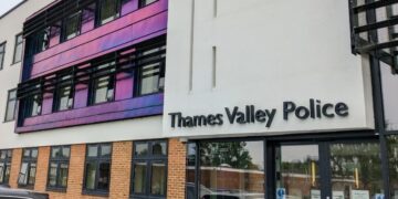 A serving officer with Thames Valley Police has been suspended and charged with sexual assault in relation to an incident last year.