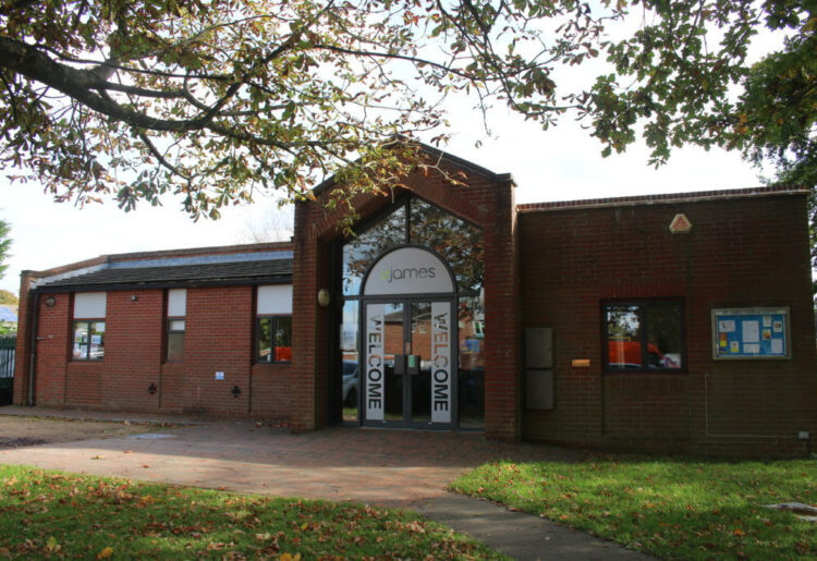 St James Church Centre in Woodley.