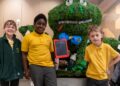 Pupils from Holly Spring School.