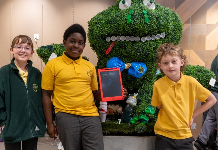 Pupils from Holly Spring School.