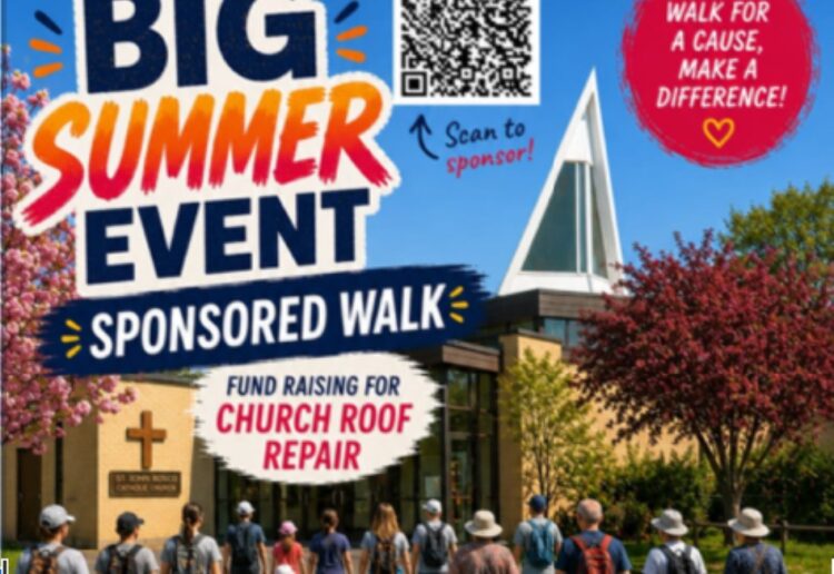 A sponsored walk in Woodley will help raise the roof at St John Bosco Church, Woodley. Picture: St John Bosco
