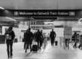 Gatwick railway station.