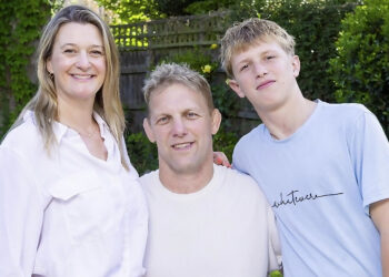 Annie, Lewis and Ethan Moody.